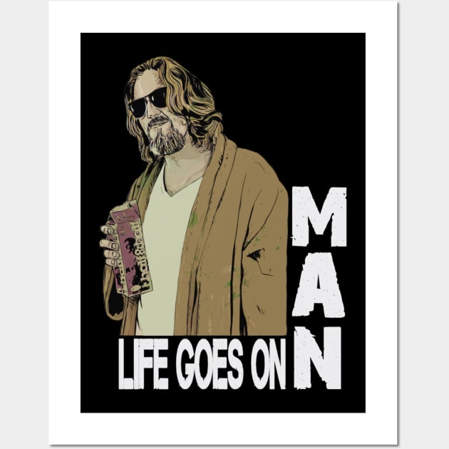 Big lebowski t-shirt Wall Art by Sons'tore